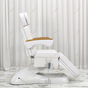 Camilla <span class=keywords><strong>de</strong></span> Masaje y Cama <span class=keywords><strong>de</strong></span> Belleza Blanca para Salón <span class=keywords><strong>de</strong></span> Belleza, Moderna, con 3 Motores Eléctricos Ajustables, para Terapia, Pestañas y Tratamientos Faciales, <span class=keywords><strong>Precio</strong></span> al por Mayor - Product Image 4