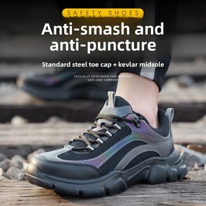 Veiligheidsschoenen dames kleine maat werklaarzen stalen neus licht Guangzhou - Product Image 5