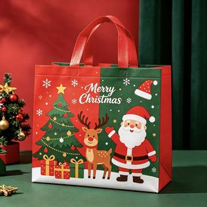 Modern Eco-Friendly Non-Woven <b>Christmas</b> <b>Bags</b> Festive Season Promotional Tote <b>Bag</b> for Gift Wholesale - Product Image 1