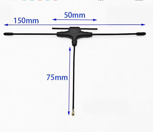 Dual-band 915Mhz and 2.4G T-type FPV Antenna High-gain FPV Aerial Photography Receiver and Transmitter Antenna