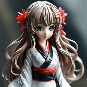 Figurine de fille anime personnalisée, thème folklorique, modèle de collection en PVC, jouet pour filles de plus de 12 ans, dérivés d'animation - Product Image 2