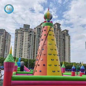 Mur d'escalade gonflable interactif en PVC, idéal pour l'intérieur et l'extérieur, pour adultes et enfants, très populaire dans les centres commerciaux - Product Image 2