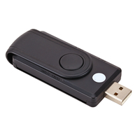 Pembaca Kartu Memori Universal Multi Slot SD/TF SD SIM USB untuk Mendukung Kartu Chip Bank dan Kantor Pos