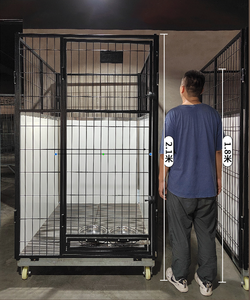 Lồng chó cỡ lớn, chuồng chó trong nhà cao cấp, khung dây sơn tĩnh điện chống thấm, kiểu dáng sang trọng, chuồng nuôi cỡ siêu lớn dành cho chó trung bình và lớn - Product Image 2