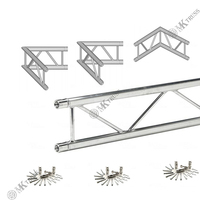 Gran oferta, armazón de techo de aluminio con estilo plano, fácil instalación, armazón de iluminación de escenario para sistema de armazón de techo
