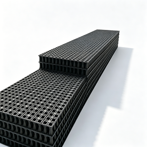 Module de stockage d'eau de pluie souterrain recyclé, réservoir de drainage pour l'aménagement paysager et le recyclage des eaux de pluie dans les parcs - Product Image 2
