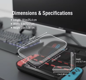 Étui de rangement pour console de jeu BWL EVA noir personnalisable - Élégant, étanche, antichoc, anti-poussière, haute protection, portable - Product Image 5