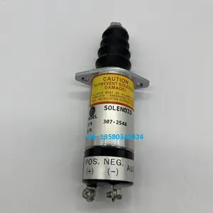 High quality power-off solenoid valve New Stop Shutdown Solenoid Valve 1502 Series for Woodward 307-2546 Diesel 12V 24V