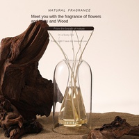Diffuseur de parfum en verre vide, style simple, Dragon Willow Rattan, huile essentielle, Little Red Book No Fire Aroma Bottle