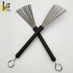 Cepillo <span class=keywords><strong>de</strong></span> tambor <span class=keywords><strong>de</strong></span> metal <span class=keywords><strong>de</strong></span> alta calidad 33cm <span class=keywords><strong>Baquetas</strong></span> <span class=keywords><strong>de</strong></span> ritmo con bolsa a la venta - Product Image 3