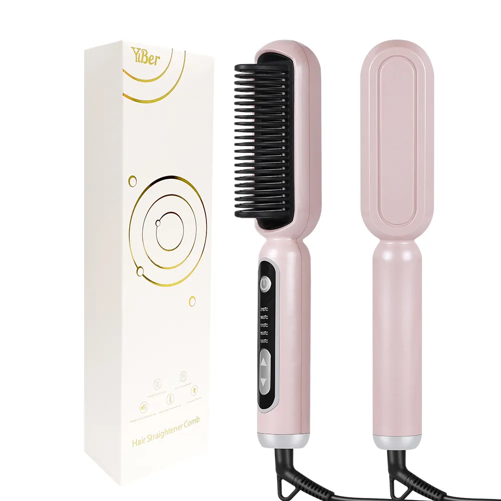 New Design Hot Comb For Wigs Custom Logo Portable Detangler 2024 Hair Brush 360 Waves Comb