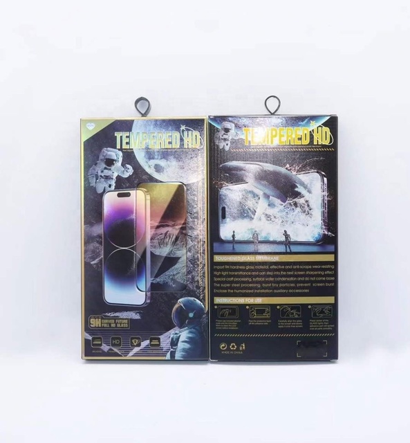 Latest Design 9H Tempered Glass Screen Protectors Retail Packaging Box