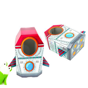 Nuove Idee di Design per Giocattoli Lightyear <span class=keywords><strong>Pixar</strong></span> per Bambini, Scatola di Imballaggio Personalizzata Unica in Cartone Fustellato, Confezione a Forma di Astronave, Confezione a Forma di Razzo - Product Image 2