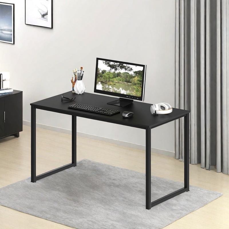 Wholesale Durable Wooden Black Computer Desk