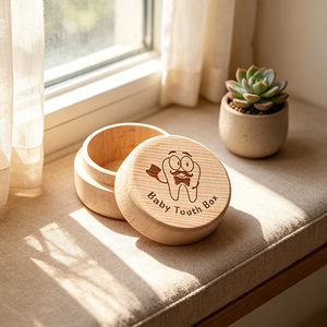 Boîte commémorative personnalisée pour les <span class=keywords><strong>dents</strong></span> des garçons et des filles, boîte à <span class=keywords><strong>dents</strong></span> pour animaux <span class=keywords><strong>de</strong></span> compagnie (chats et chiens), cadeau <span class=keywords><strong>de</strong></span> baptême pour bébé - Product Image 3