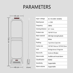 Professional Best Selling 58kHz EAS AM <b>Security</b> System Anti Theft System for Shop <b>Security</b> System Tag and Anti Theft Retail - Product Image 2