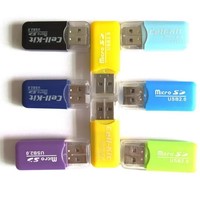 Lecteur de cartes TF/SD USB externe haute vitesse pas cher de Chine pour PC, ordinateur portable et appareils mobiles