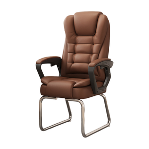 <span class=keywords><strong>Silla</strong></span> de escritorio moderna para personal ejecutivo de pierna fija de alta calidad a bajo precio, <span class=keywords><strong>silla</strong></span> de oficina ergonómica de jefe de cuero <span class=keywords><strong>sin</strong></span> <span class=keywords><strong>ruedas</strong></span> - Product Image 4