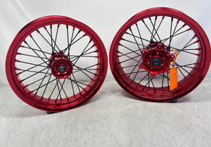 Roues de remplacement <span class=keywords><strong>Supermotard</strong></span> en alliage d'aluminium de 17 pouces pour moto tout-terrain personnalisée Fe250 450 Fs, neuves - Product Image 3