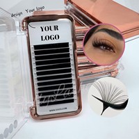 Extensions de cils en velours noir mat personnalisées, effet volume doux, en soie, en cachemire et en fausse fourrure de vison, courbures C CC D L LC LD, vente en gros, fournitures pour extensions de cils