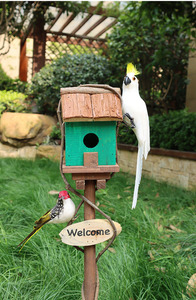 Hangende Vogelhuisje Vogelhuisjes Voor Buitenshuis, Blauwe Vogel Huizen Voor Buiten Houten Kolibrie Huis Bluebird Huis, Tuinvogel - Product Image 3