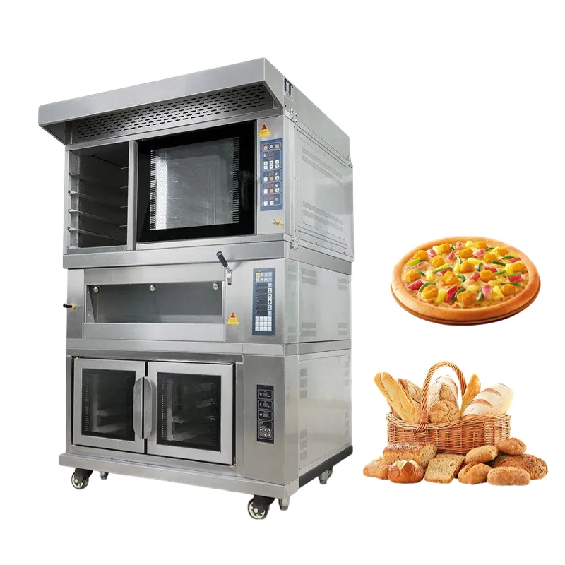 China Industrial Hot Air 4 5 10 Tray Toaster Bake Countertop Bakery Electric Gas Convection Oven