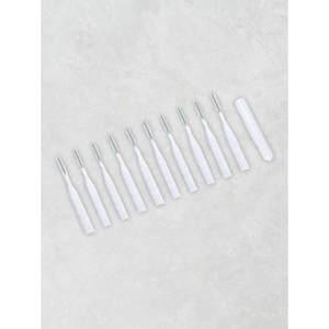 Spazzola interdentale quotidiana a forma di I SSS 10P materiale in plastica e Nylon con filo di acciaio inossidabile - Product Image 1