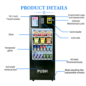 RUNYANG Custom Outdoors Ai Vending Machine with Camera and Payment <b>System</b> Vending Machine for Foods and Drinks - Product Image 2