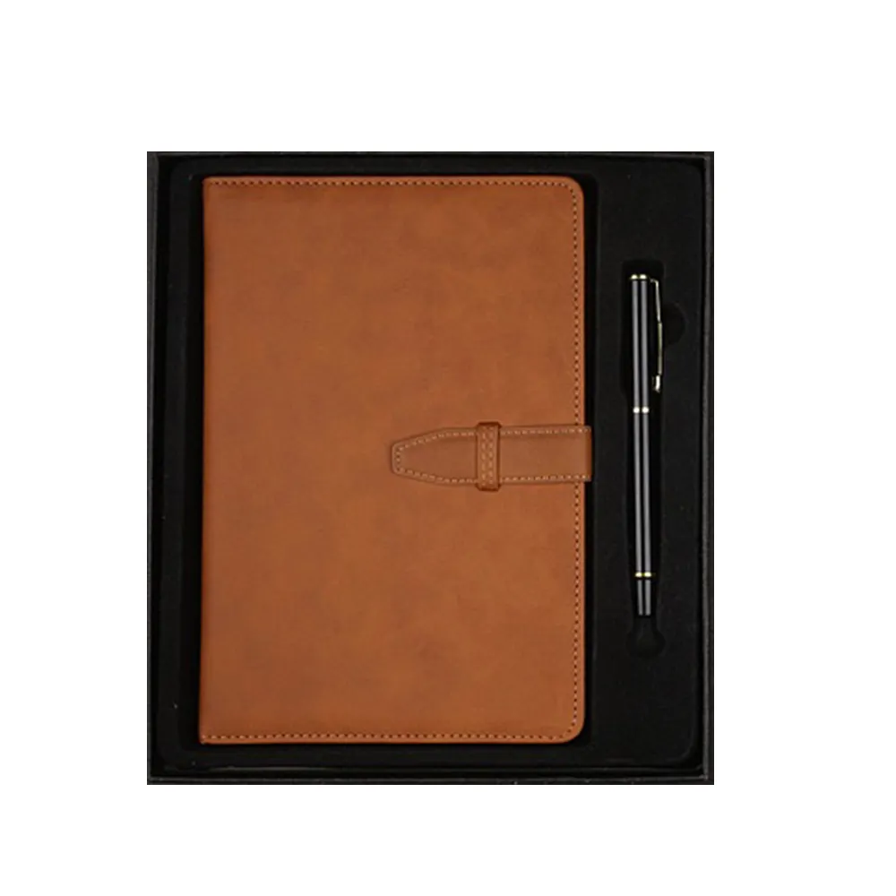 Cuaderno diario de tapa dura creativo con logotipo personalizado, cubierta de cuero PU, estilo de impresión impermeable, planificador de tamaño A6/A5/A4/Diario