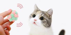 Jouets interactifs pour chats 2026 : balles en peluche moelleuses avec sons de chat réaliste - Product Image 4