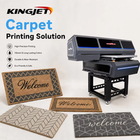 Impresora UV de Cama Plana Kingjet USA 6090, Plotter 3D para Cajas de Cartón, Vidrio y Cartulina, de Alta Velocidad Industrial
