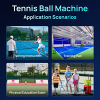 Machine d'entraînement au tennis professionnelle SHAREWELL SW11-T7 Pro, robot de tennis automatique avec oscillation interne pour les écoles et les clubs
