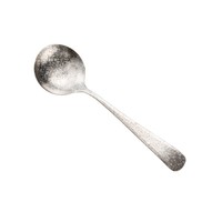 Sendok Titanium Motif Kristal Es Bunga Polesan Cermin Desain Minimalis Peralatan Makan Sekolah Rumah Tangga untuk Sup, Makanan Penutup