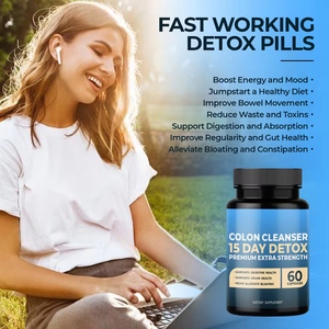 Cápsulas Limpiadoras y Desintoxicantes <span class=keywords><strong>Intestinales</strong></span> VitaHall OEM/ODM de Marca Privada para Adultos, Soporte para la Salud Intestinal - Product Image 4