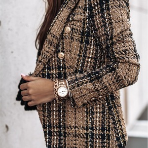 Giacca Casual a doppio petto da donna autunnale di tendenza giacca alla moda giacca Blazer - Product Image 6