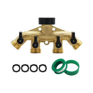 Высококачественный латунный 4-ходовой коллектор с 3/4 "гнездовым коннектором и клапанным 3/4" штекер BSP - Product Image 3