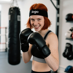 Bán Buôn Biểu Tượng Tùy Chỉnh Unisex Phòng Tập Thể Dục Sweatband Mỏng Màu Rắn Đàn Hồi Chạy Nhanh Khô Thoáng Khí Thể Thao <span class=keywords><strong>Headband</strong></span> Tùy Chỉnh - Product Image 1