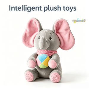 Juguete <span class=keywords><strong>de</strong></span> Peluche Interactivo Musical con Diseño Personalizado <span class=keywords><strong>de</strong></span> Elefante <span class=keywords><strong>de</strong></span> Orejas Grandes, Súper Suave, Regalo <span class=keywords><strong>de</strong></span> Cumpleaños para Niños Pequeños, Inteligente - Product Image 1