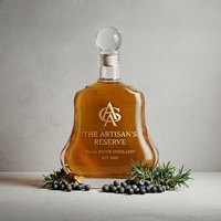 Bouteille de luxe 730 ml en verre super flint de forme unique, avec logo et emballage personnalisés, vide, pour spiritueux et liqueurs, vente en gros directe usine