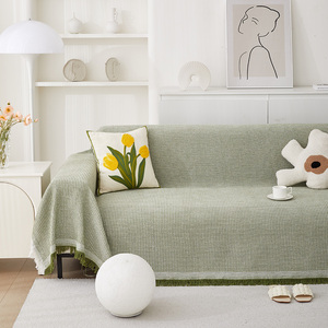 Housse de canapé de haute qualité housses de coussin de canapé <span class=keywords><strong>vert</strong></span> gaufré housse de canapé en forme de L pour toutes les saisons universelles - Product Image 3