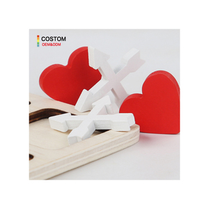 New Product Wooden Tic-Tac-Toe for Hearts Montessori Multi Function Children Educational Learning Toys for Kids Toddler Boys CE - Product Image 1