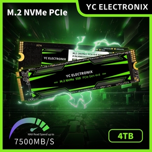 YC ELECTRONIX OEM High Speed PCIe 4.0 4x4 for Desktop Laptop 2280 4tb 128gb 2tb Interne Nvme <b>M.2</b> 256gb 512gb 1tb <b>Ssd</b> - Product Image 4