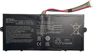 7.7V/36WH ยี่ห้อใหม่ AP16L5J แบตเตอรี่สำหรับเอเซอร์ <span class=keywords><strong>SF514</strong></span>-<span class=keywords><strong>52T</strong></span> Spin 1 SP111-32N Swift 5 <span class=keywords><strong>SF514</strong></span>-<span class=keywords><strong>52T</strong></span> - Product Image 6