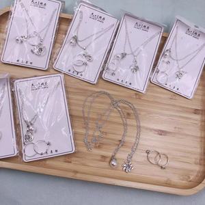 Nhà Sản Xuất-Cung Cấp Món Quà Nhỏ Phụ Nữ Mới Của Vòng Cổ Vòng Thiết Lập Của Chị Người Bạn Tốt Nhất Của Giá Rẻ Gian Hàng Đường Phố Thị Trường Đêm Hợp Kim Liên Kết - Product Image 4