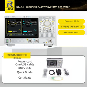 Rigol DG822/821 Pro Generador de señal multifunción 25MHZ Fuente de señal 625MSA/s con pantalla táctil a color de 7 pulgadas - Product Image 4
