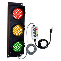 Vente directe d'usine de feux de signalisation routière de sécurité LED rouge, jaune et vert, haute luminosité, étanches, 85v 5w 200mm