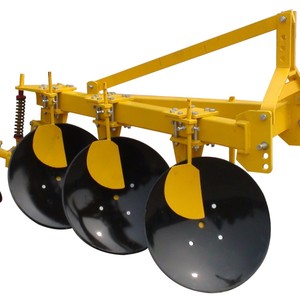 Disc Plough 4 Row Farm <b>Cultivator</b> Blue High Productivity Agricultural Tilling Equipment - Product Image 2