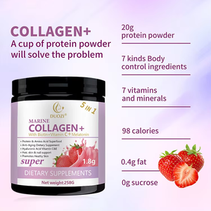Colágeno Marino OEM en Polvo con Biotina, Vitamina C y Ácido Hialurónico, Suplemento Dietético de Belleza para el Cabello, la Piel y las Uñas - Product Image 4