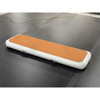 Ponton flottant gonflable antidérapant en EVA pour quai de bateau, yacht, lac, piscine