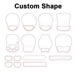 Wholesale Promotion Business Office Gift Custom Logo Printed Comfort <b>Mouse</b> Pad Ergonomic Mousepad With Wrist Rest - Product Image 5